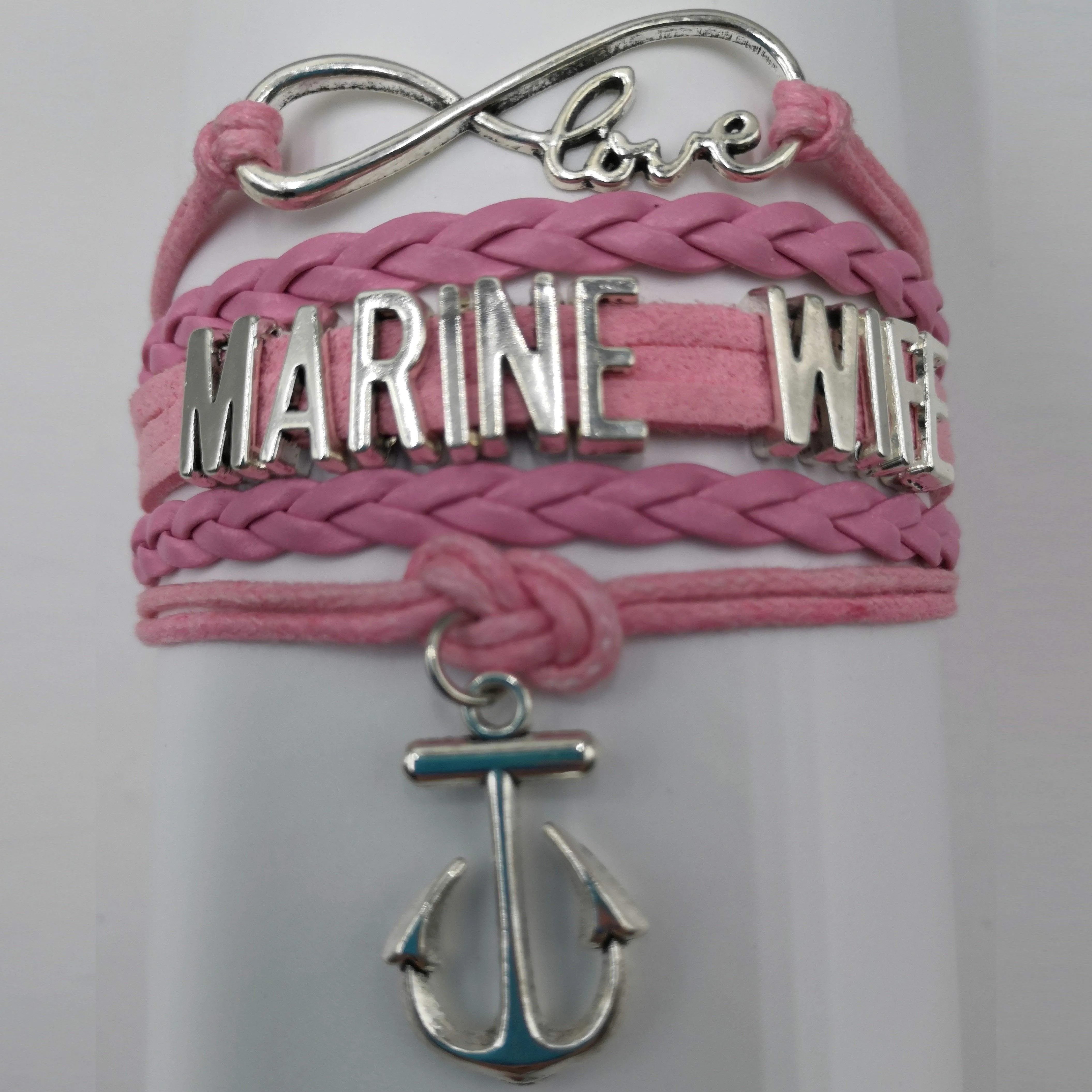 Leather Marine Charm Bracelet - Mom or Wife Styles!