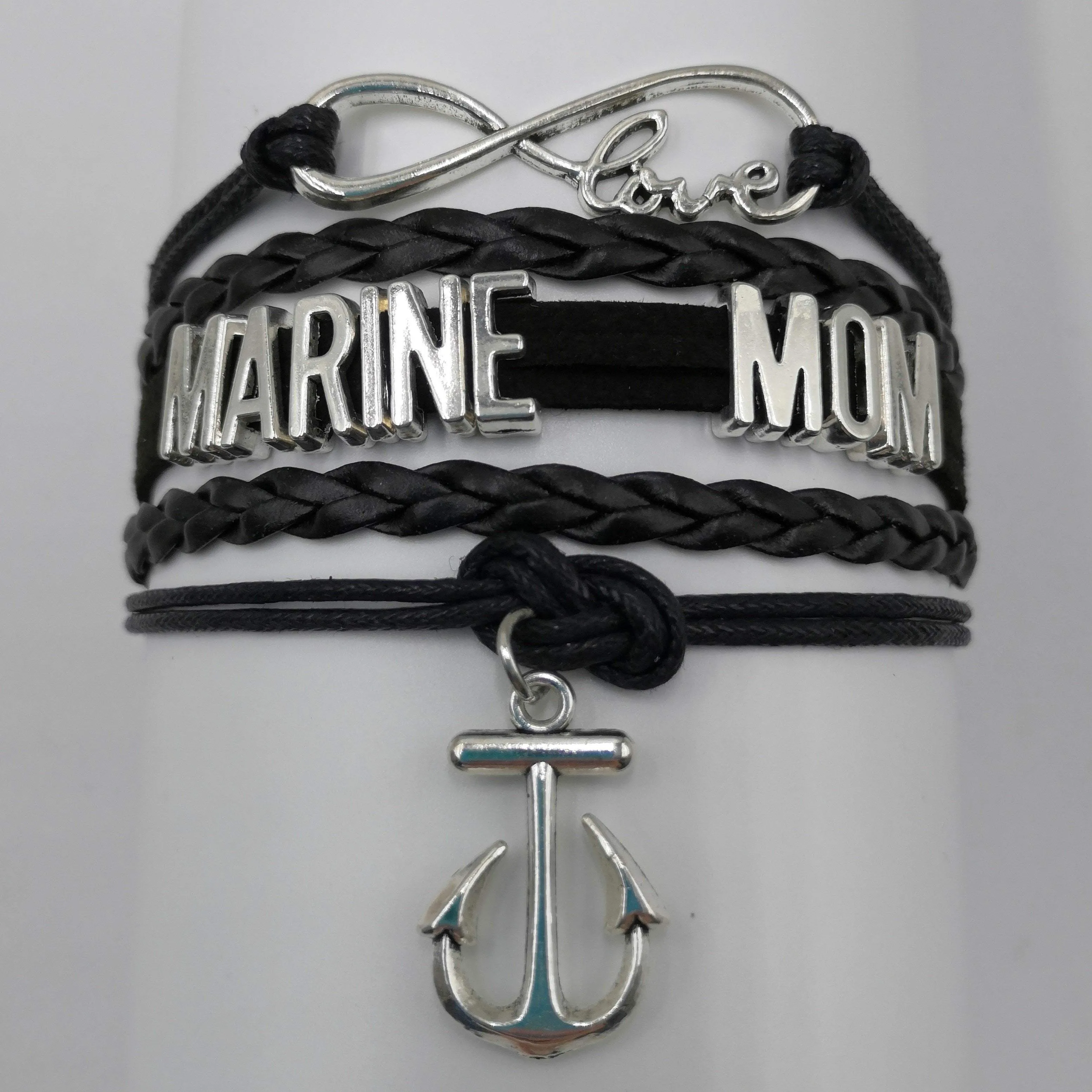 Leather Marine Charm Bracelet - Mom or Wife Styles!