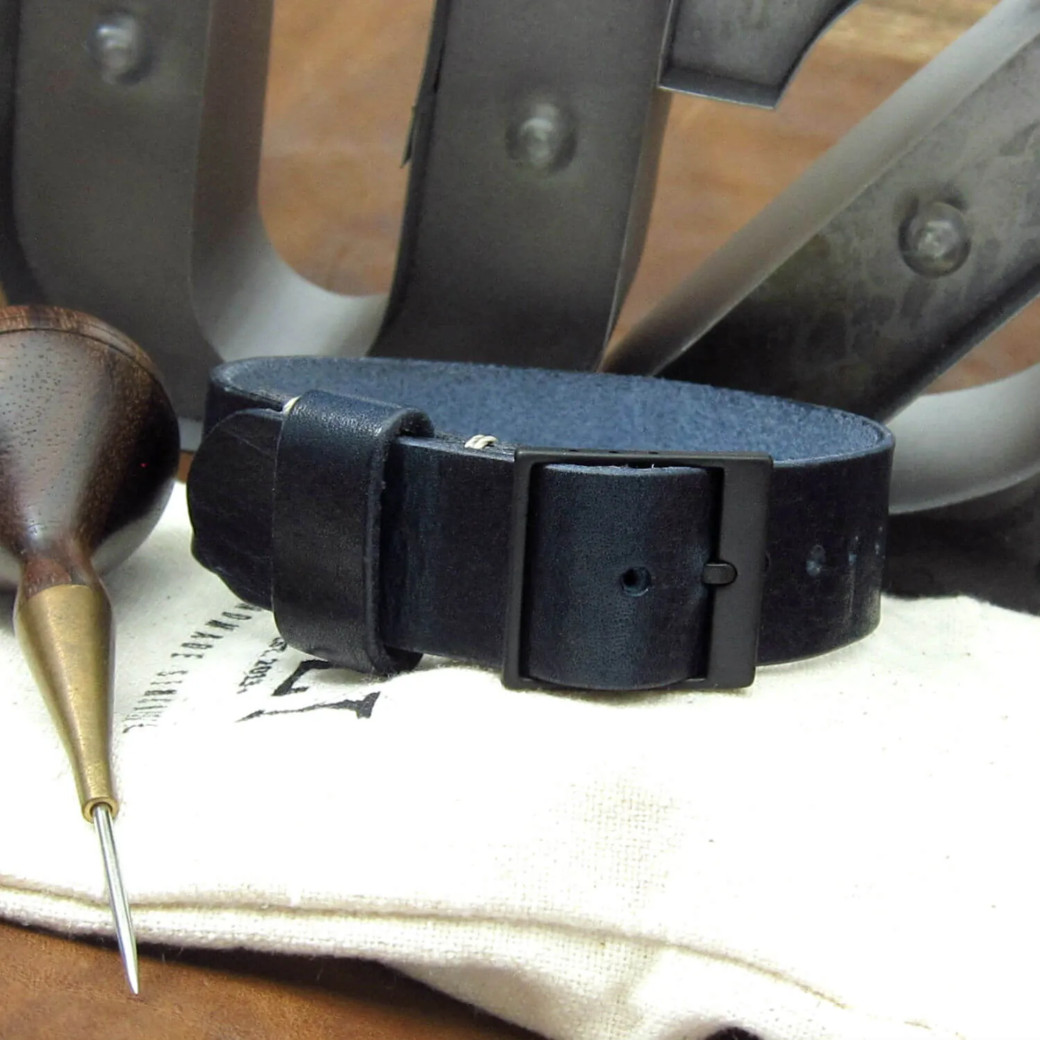 Leather Watch Strap, Classic RAF II Vintage 407