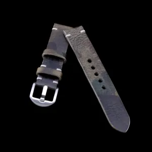 Leather Watch Strap, Military 107