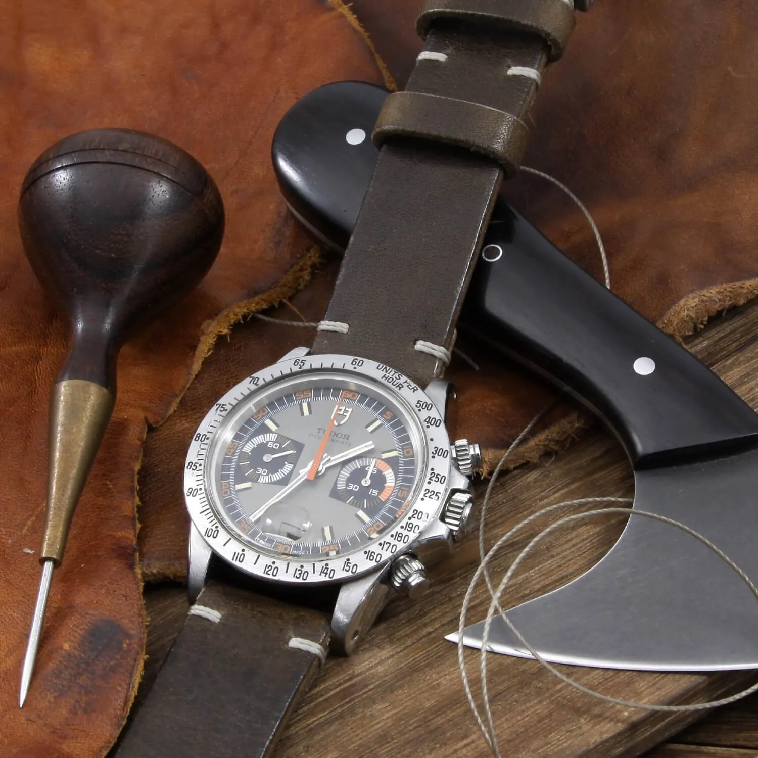 Leather Watch Strap, Vintage 408