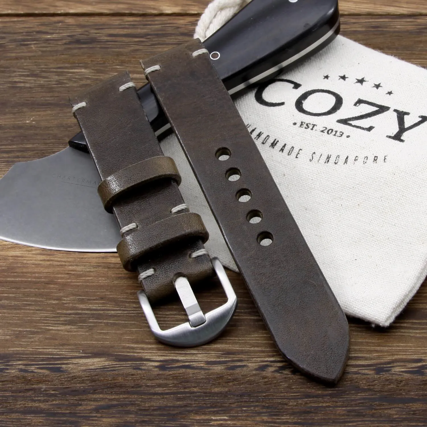 Leather Watch Strap, Vintage 408