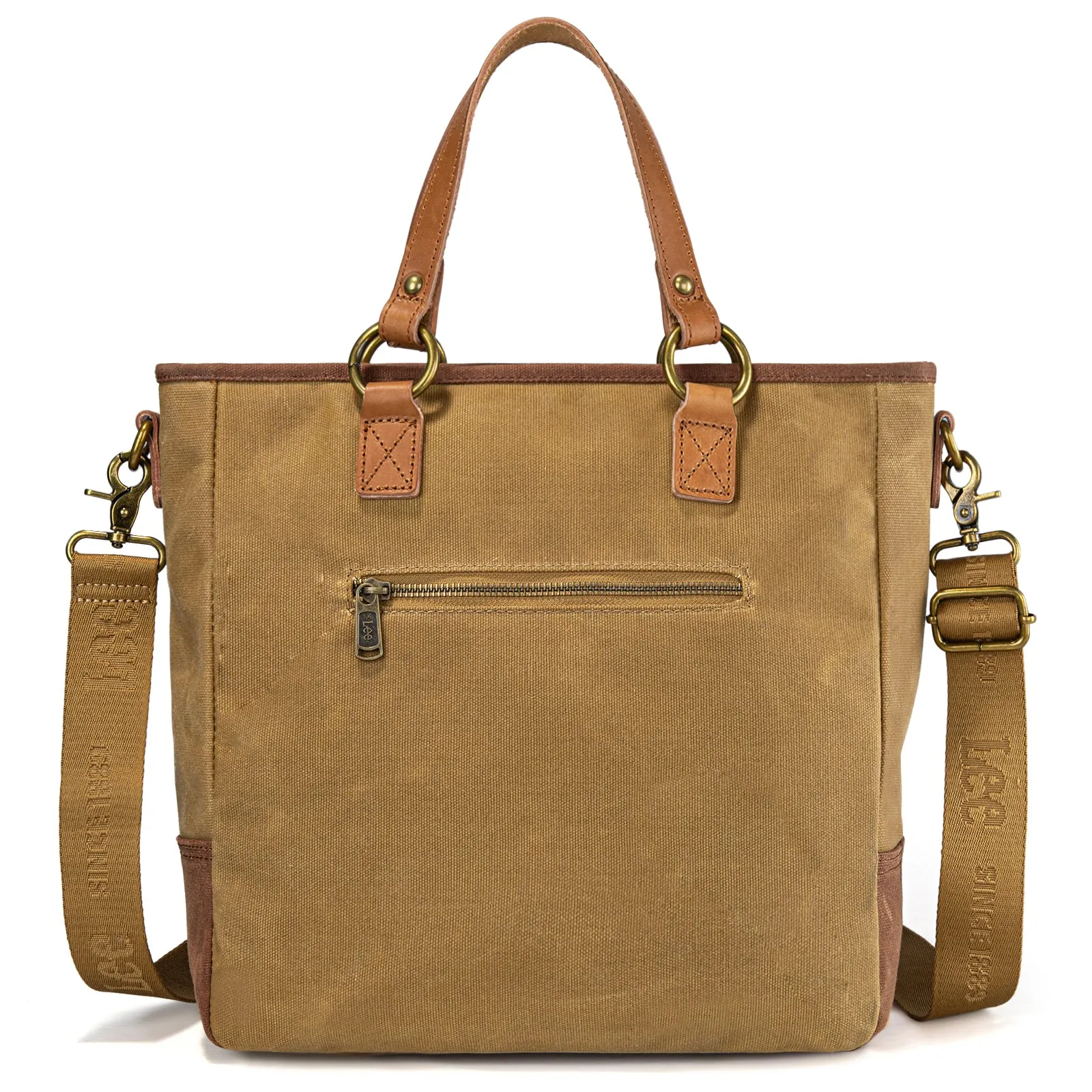 LEE51-007  LEE Denim Waxed Canvas Tote/Shoulder Bag/Crossbody