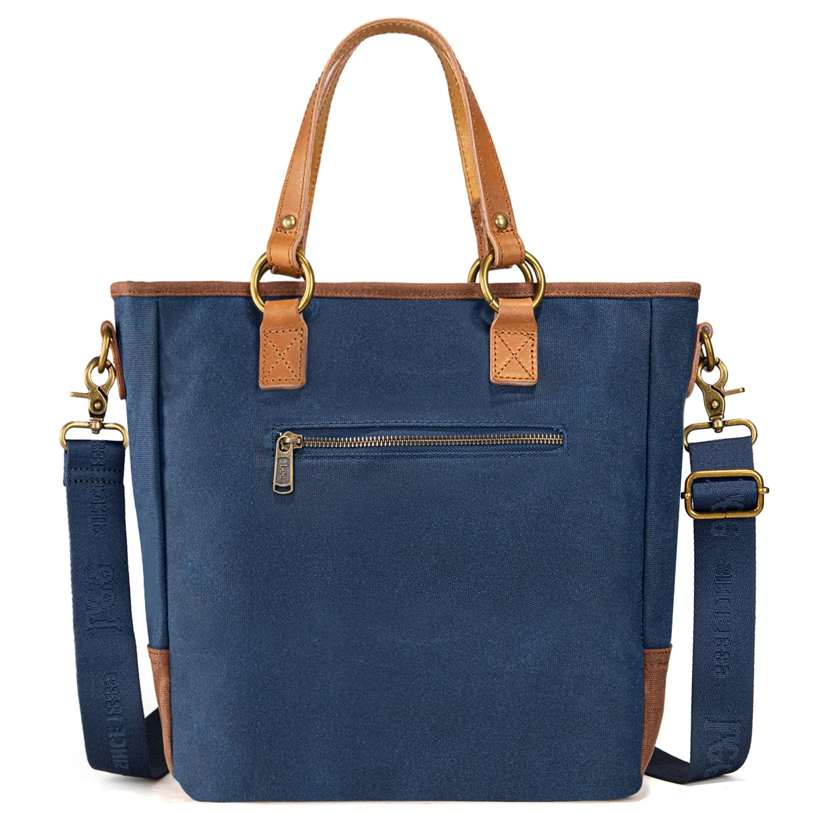 LEE51-007  LEE Denim Waxed Canvas Tote/Shoulder Bag/Crossbody