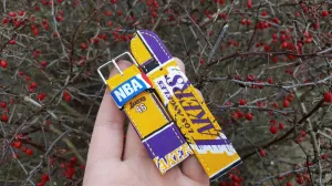 Los Angeles Lakers Watch Strap 22 mm