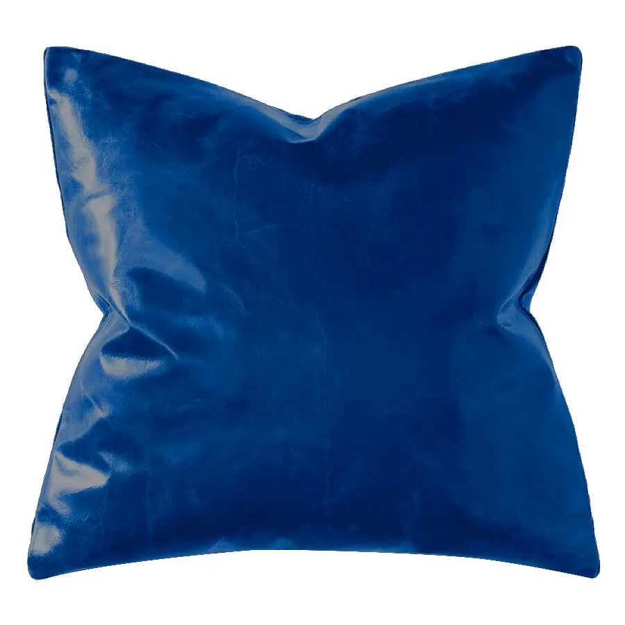 Lotta Pieces | Lavish Calfskin Leather Square Throw Pillow