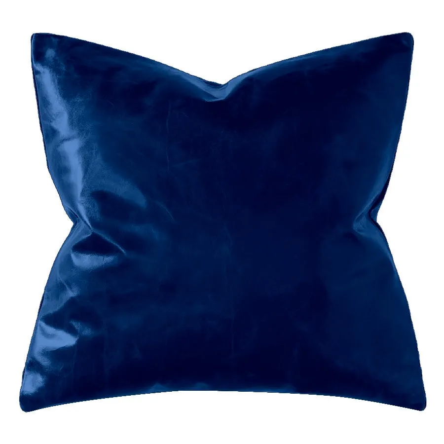 Lotta Pieces | Lavish Calfskin Leather Square Throw Pillow
