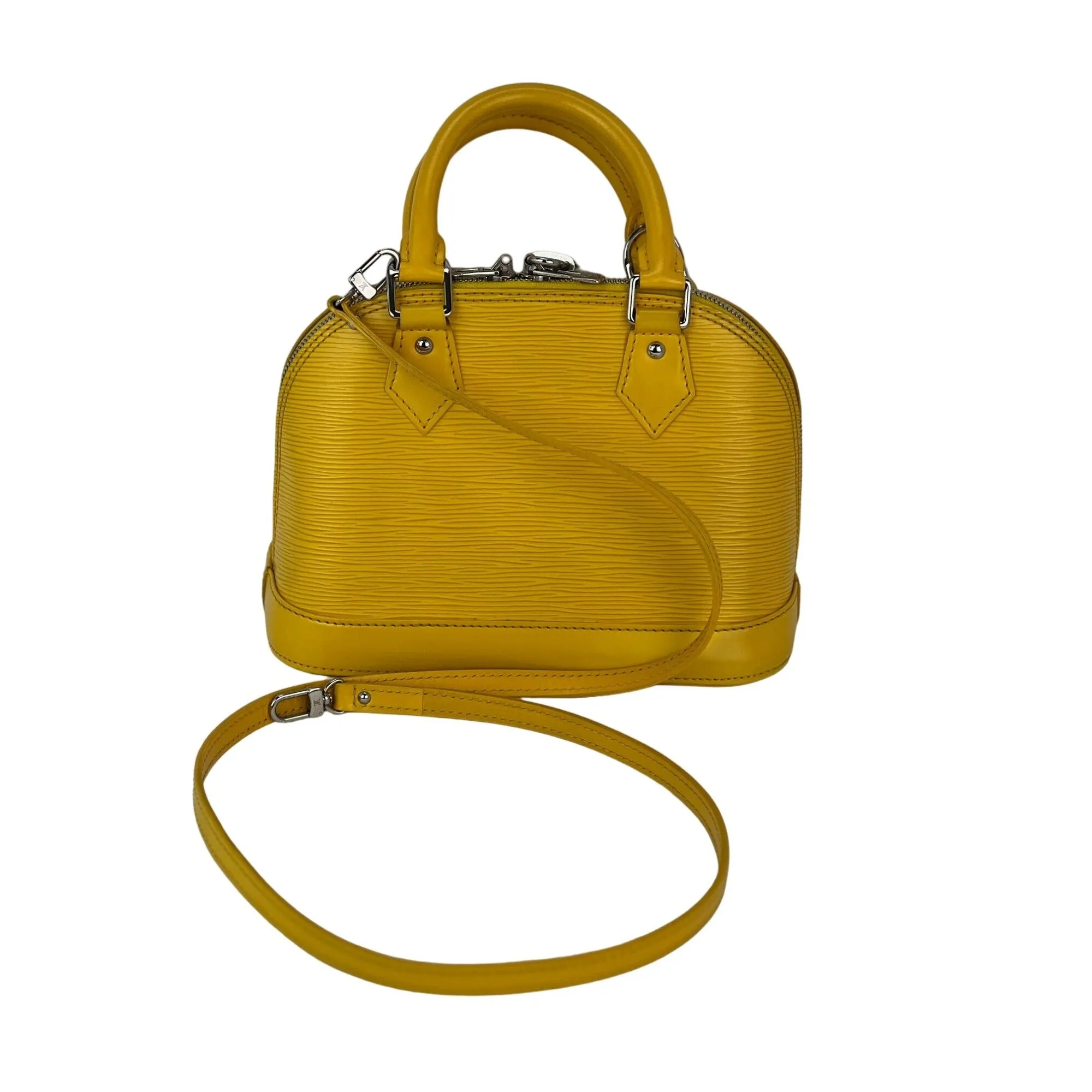 LOUIS VUITTON Alma BB Epi Leather Shoulder Bag