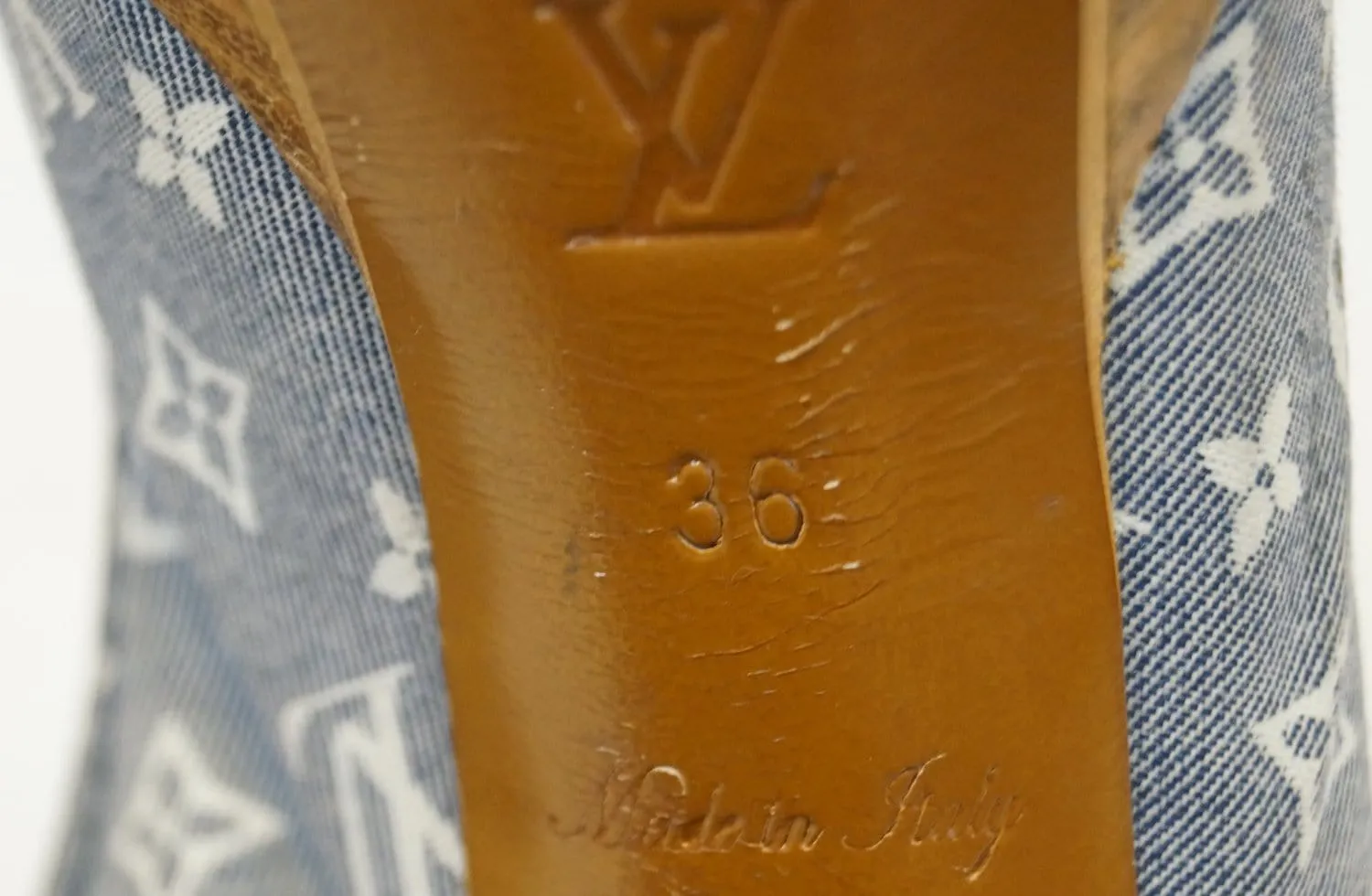 LOUIS VUITTON Monogram Idylle Slingback Heel Open Pumps - Sale