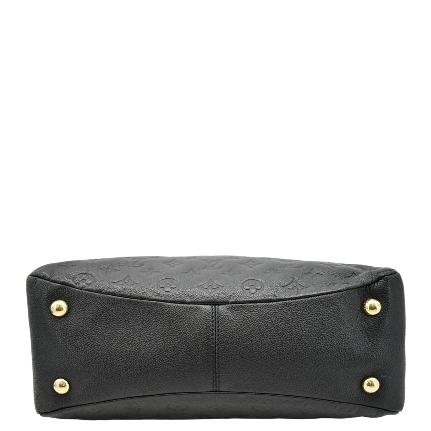 LOUIS VUITTON Ponthieu PM  Empreinte Leather Shoulder Bag Black
