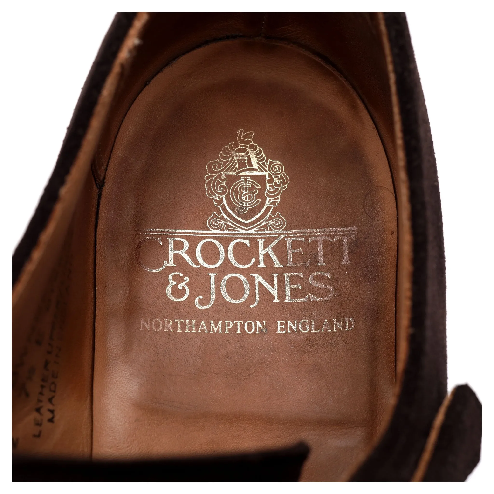 'Lowndes 4' Dark Brown Suede Double Monk Strap UK 7.5 E