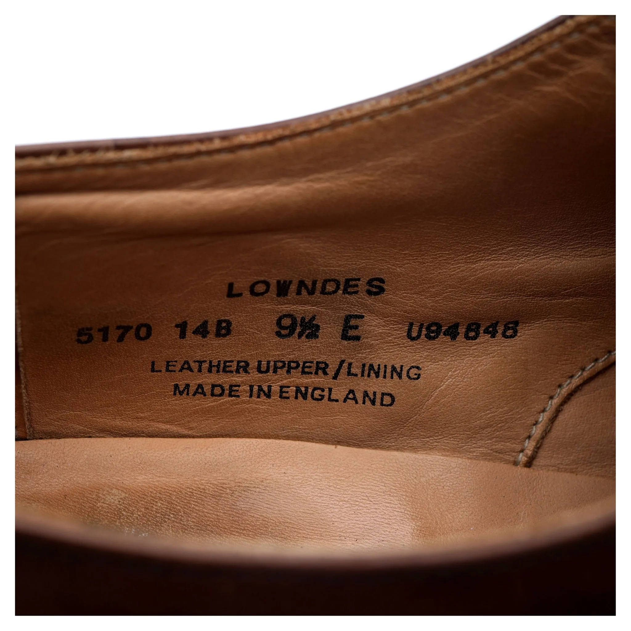'Lowndes' Dark Brown Leather Double Monk Strap UK 9.5 E