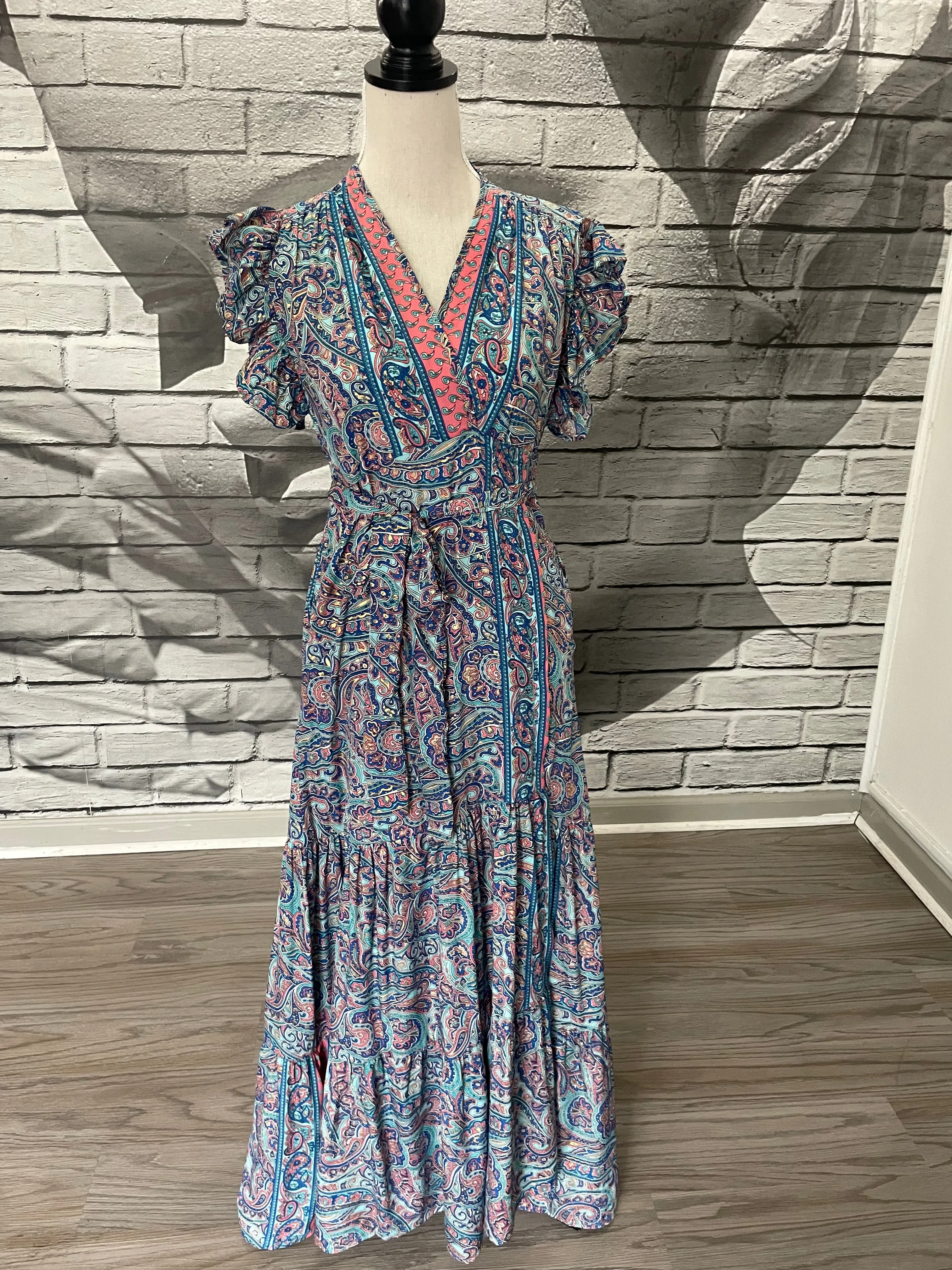 Margaret Wrap Dress with Pockets