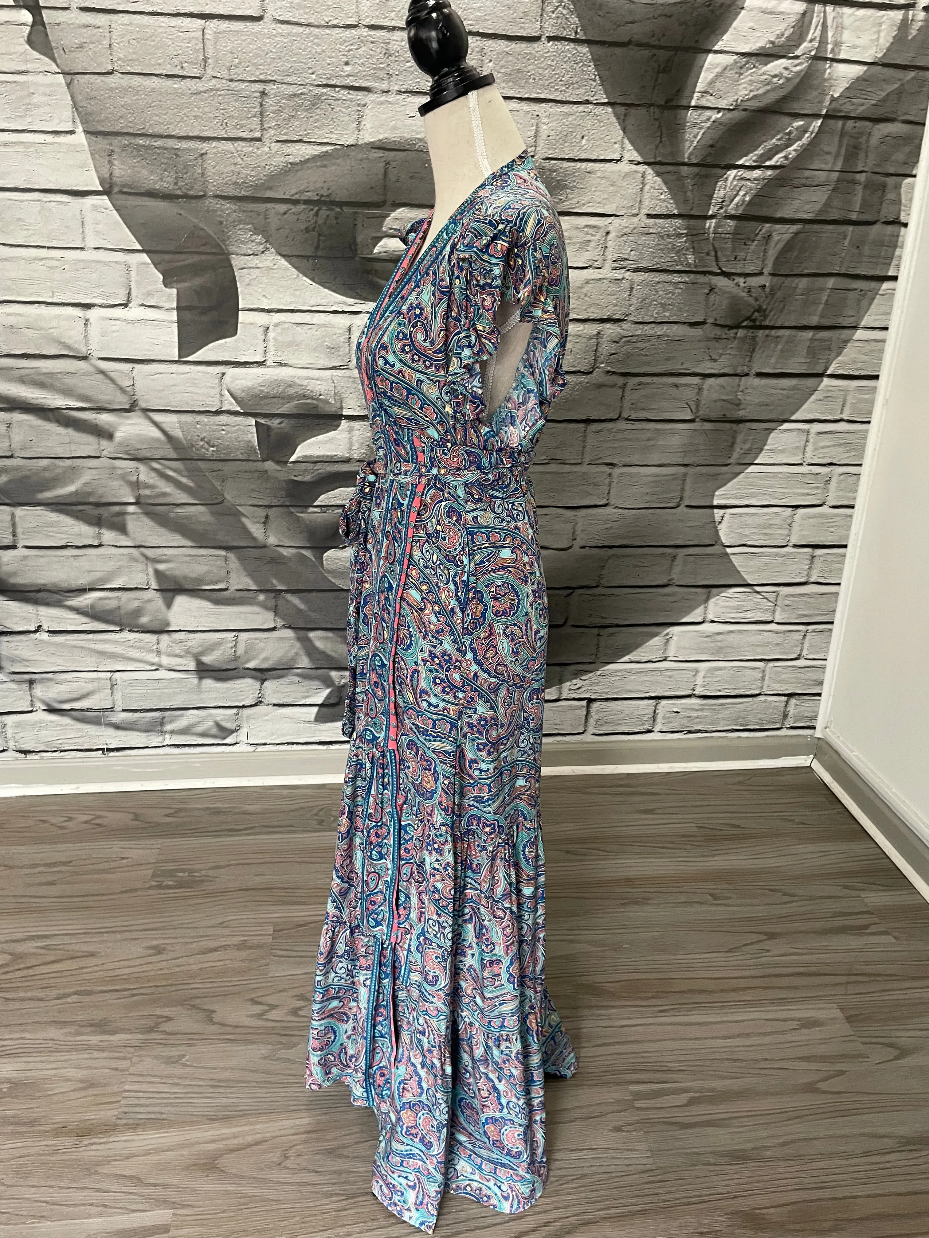 Margaret Wrap Dress with Pockets