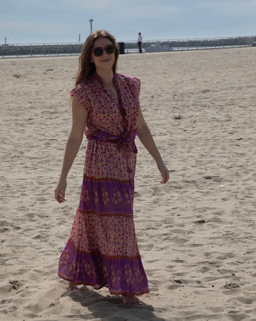 Marilou Printed Maxi Skirt Pink