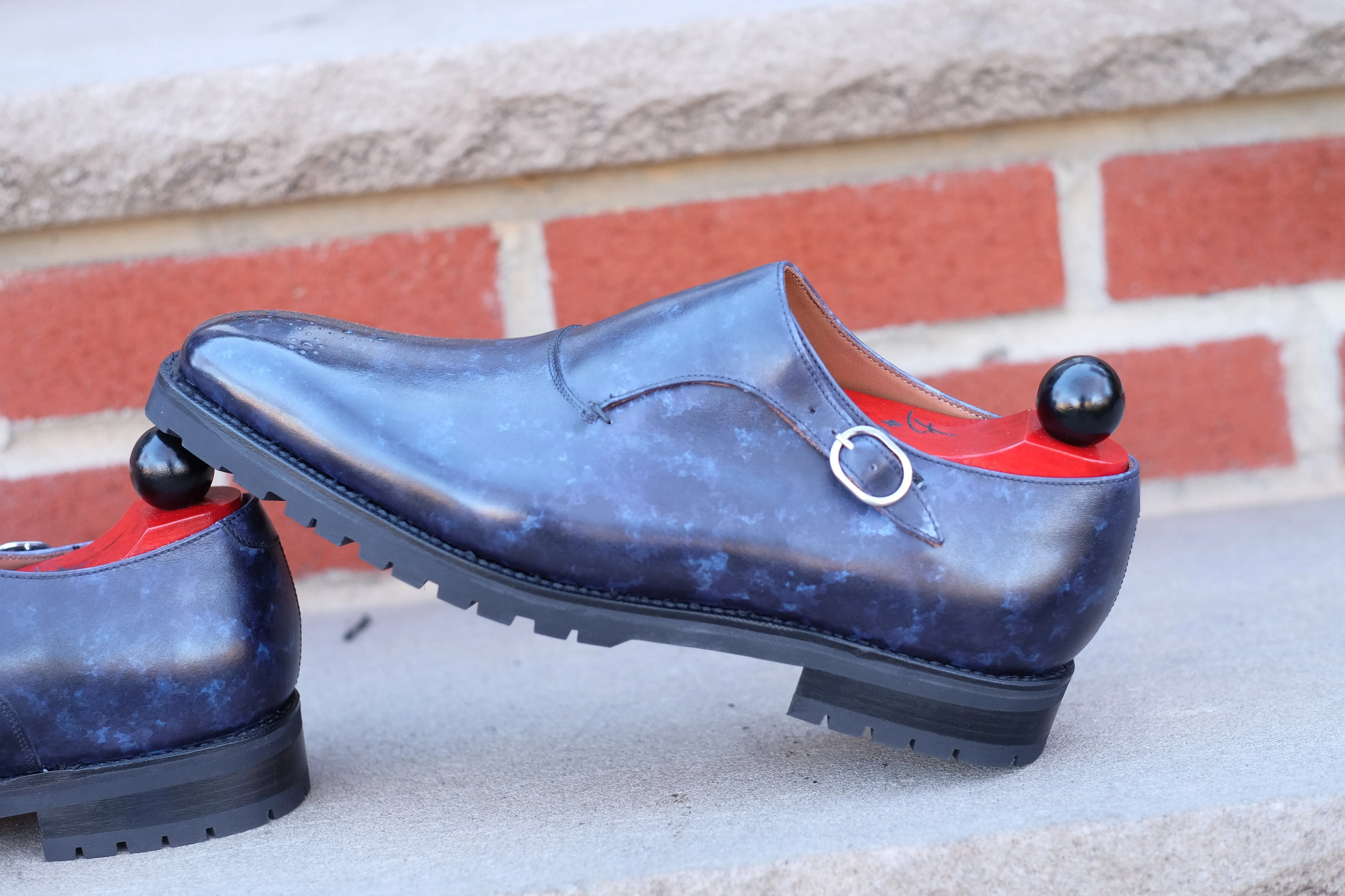Martel - Navy Marble Patina - PRE SALE
