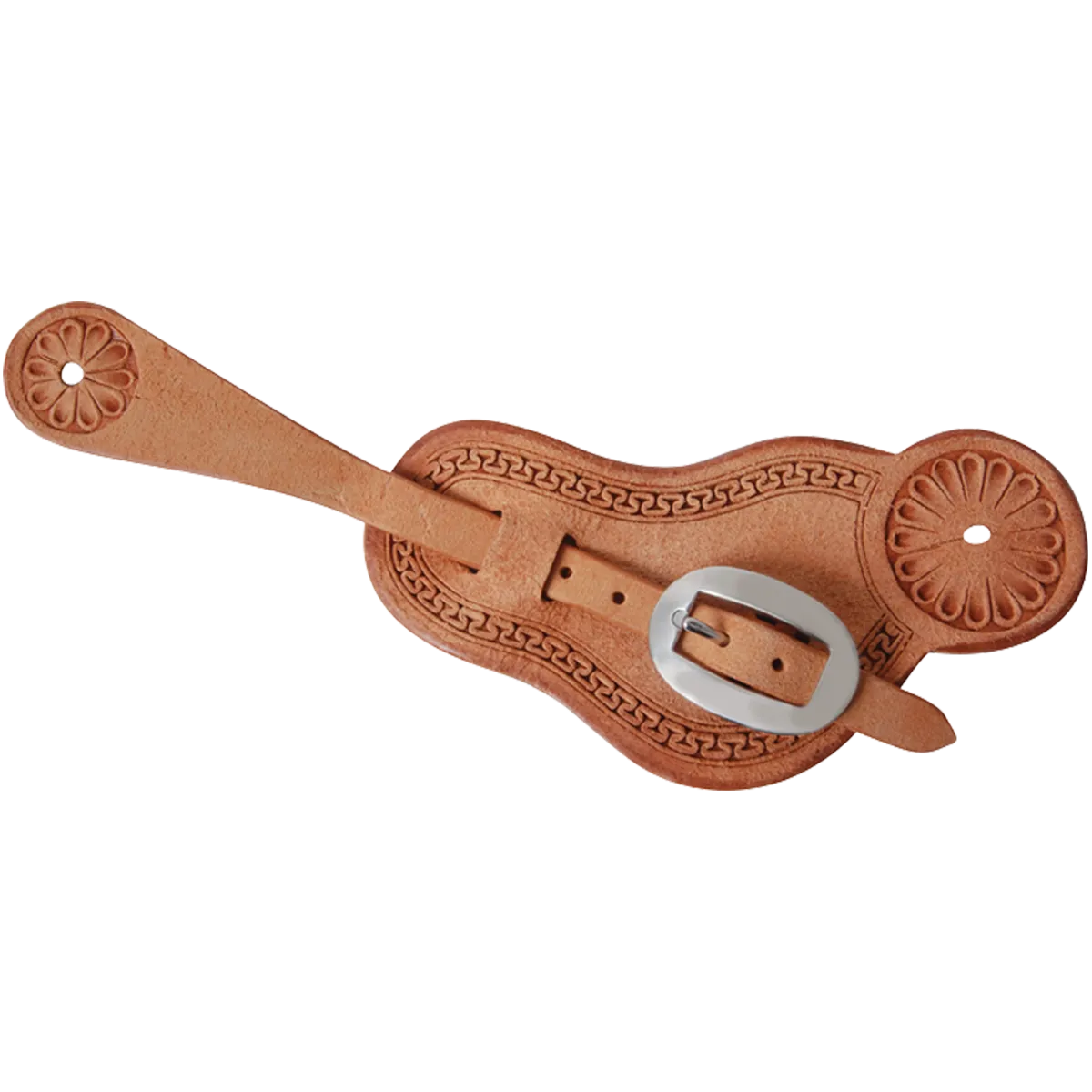 Martin San Carlos Tooled Buckaroo Spur Straps