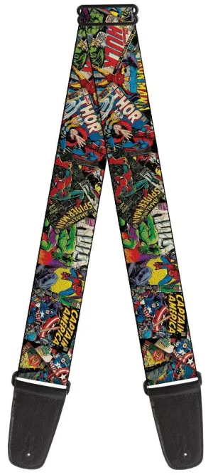 Marvel Comics Guitar Strap By Buckle Down