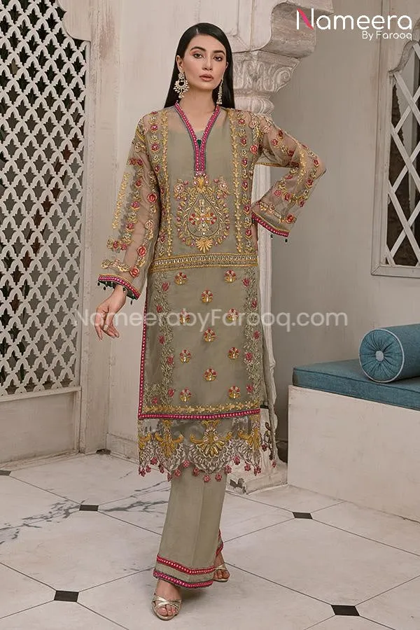 Maryum n Maria Pakistani Embroidered Dress Online #PF64