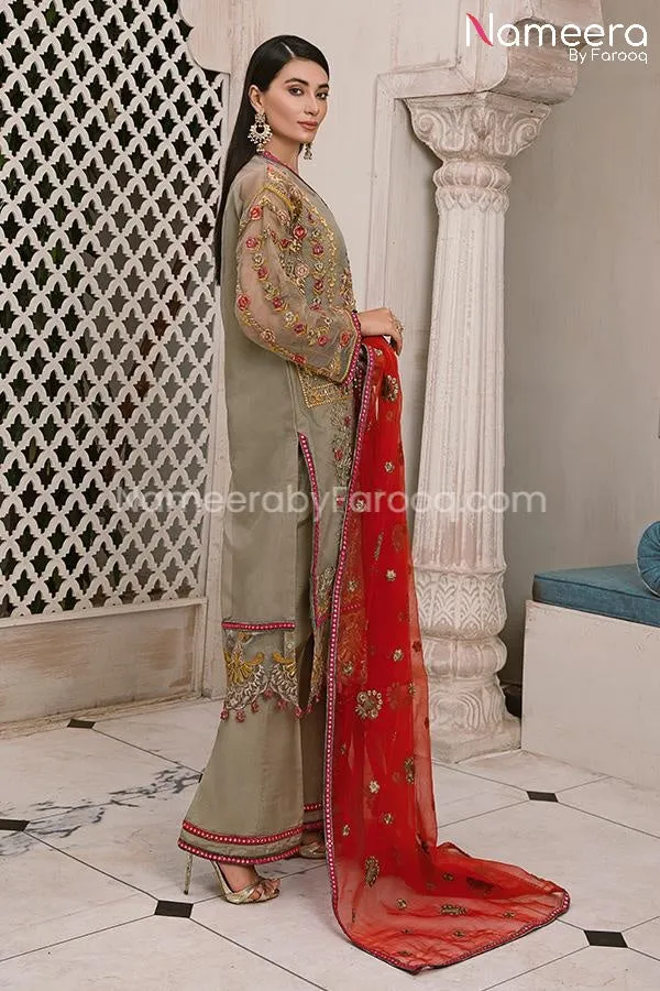 Maryum n Maria Pakistani Embroidered Dress Online #PF64