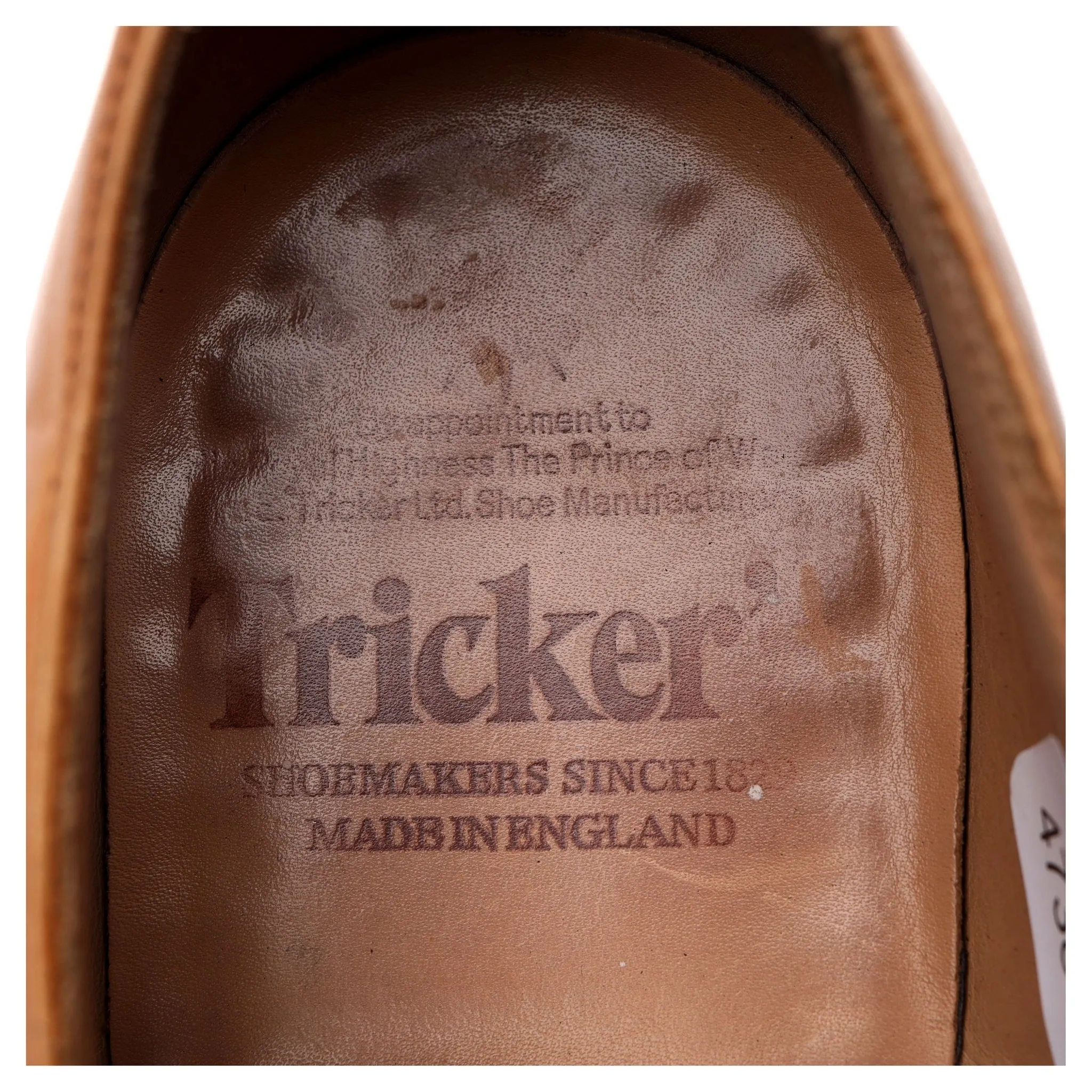 'Mayfair' Tan Brown Leather Monk Strap UK 6