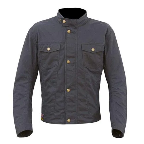 Merlin - Anson Waxed Cotton Blue Jacket