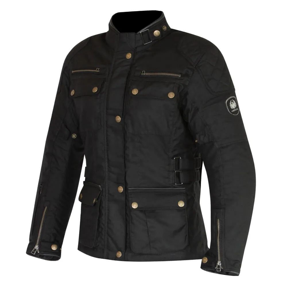 Merlin Harriet II Cotec Wax D3O Ladies Jacket Black