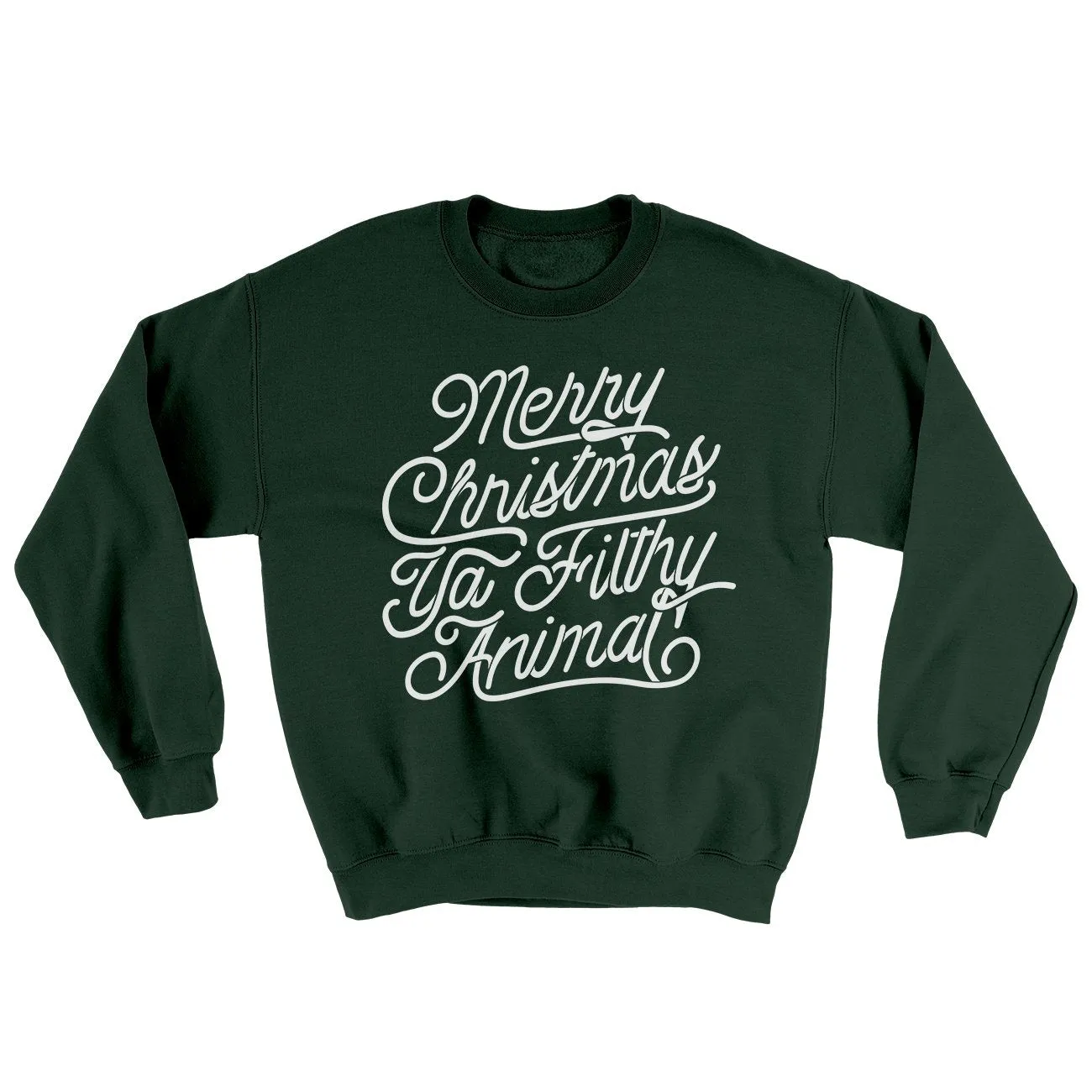 Merry Christmas Ya Filthy Animal Funny Movie Men/Unisex Ugly Sweater