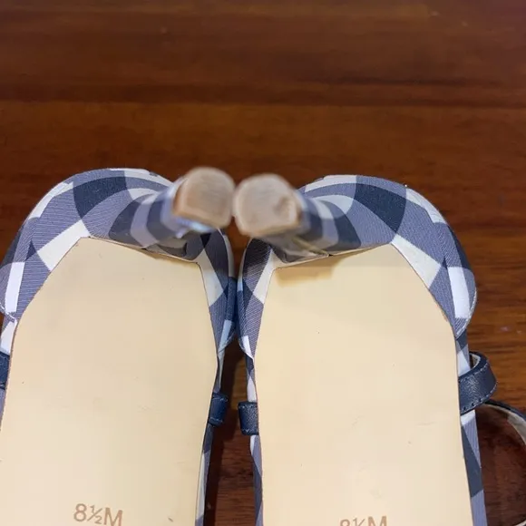 Michael Michael Kors Womens Pippa Leather Open Toe heels. Size 8.5M. Checkered