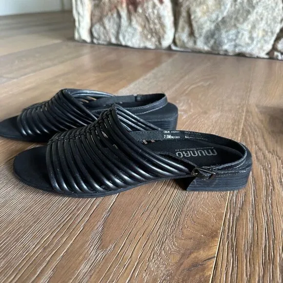 MUNRO Celia Slingback Sandal In Black