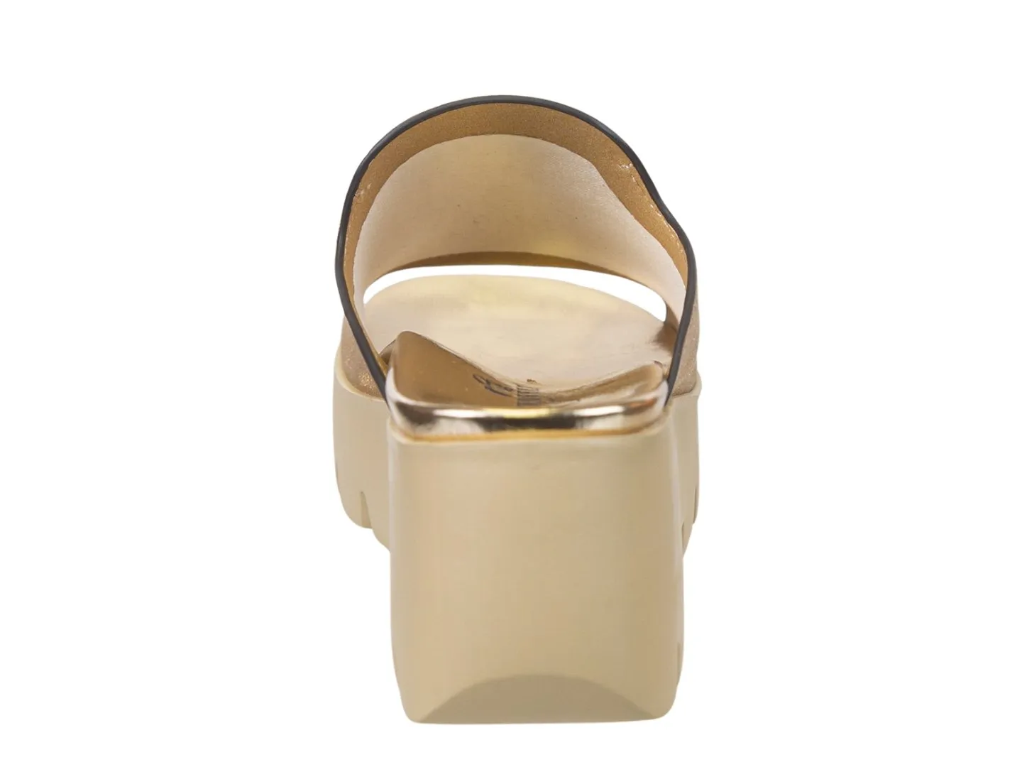 NAKED FEET - DRIFT in GOLD Platform Sandals
