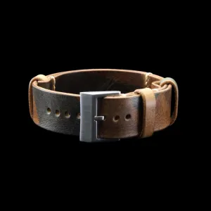 NAT2 Leather Watch Strap, Military 101