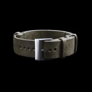 NAT2 Leather Watch Strap, Rustic Olive