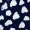 Navy Heart Printed Padded Shoulder Playsuit