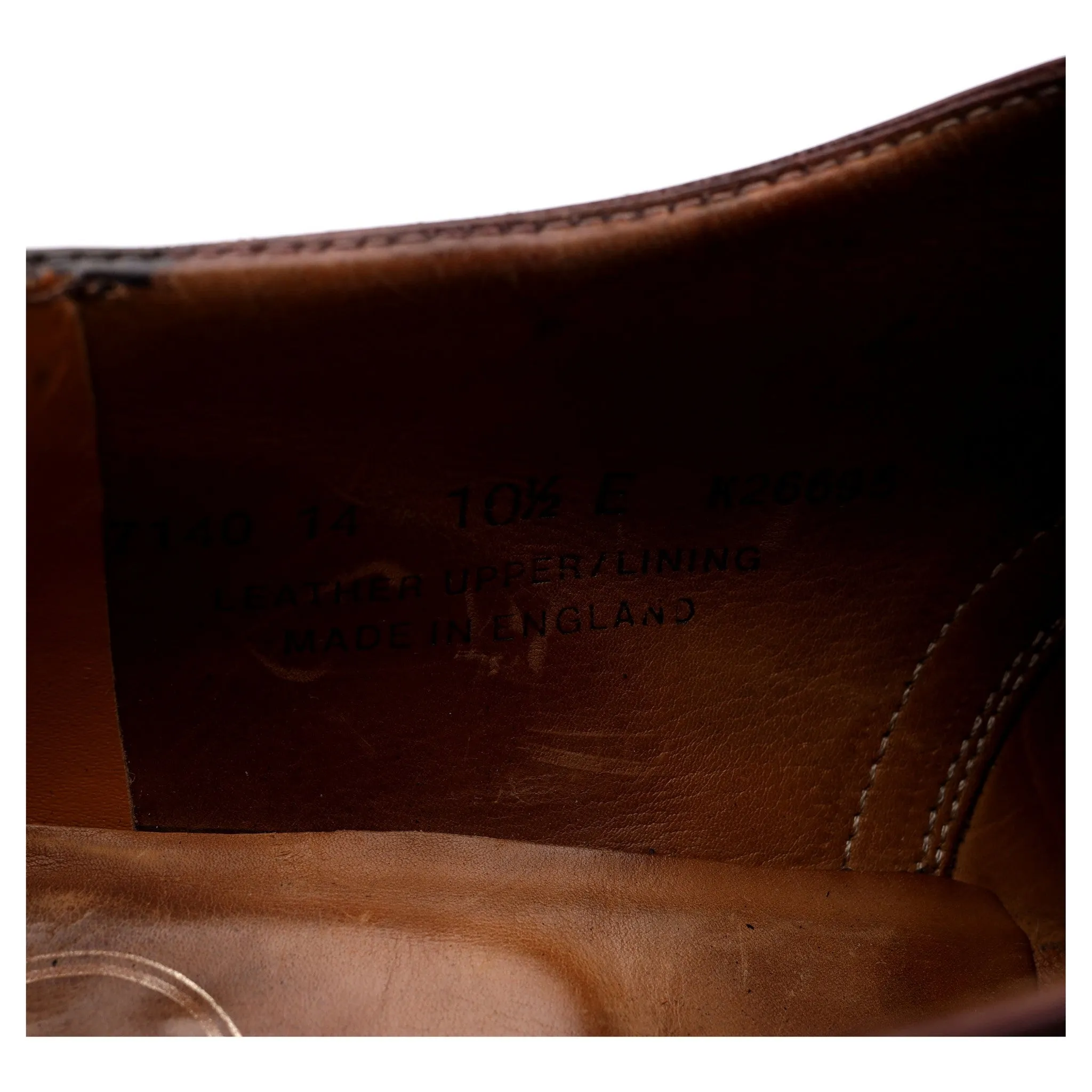 New & Lingwood Burgundy Leather Monk Strap UK 10.5 E