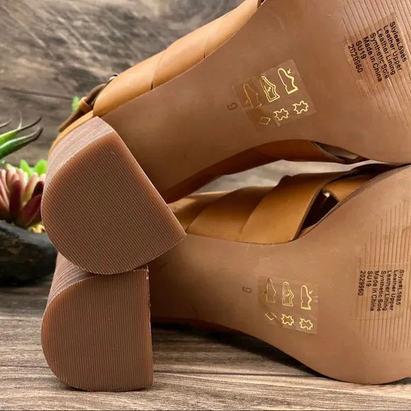 NEW Madewell Cindy Woven Stacked Heel Sandal 9M