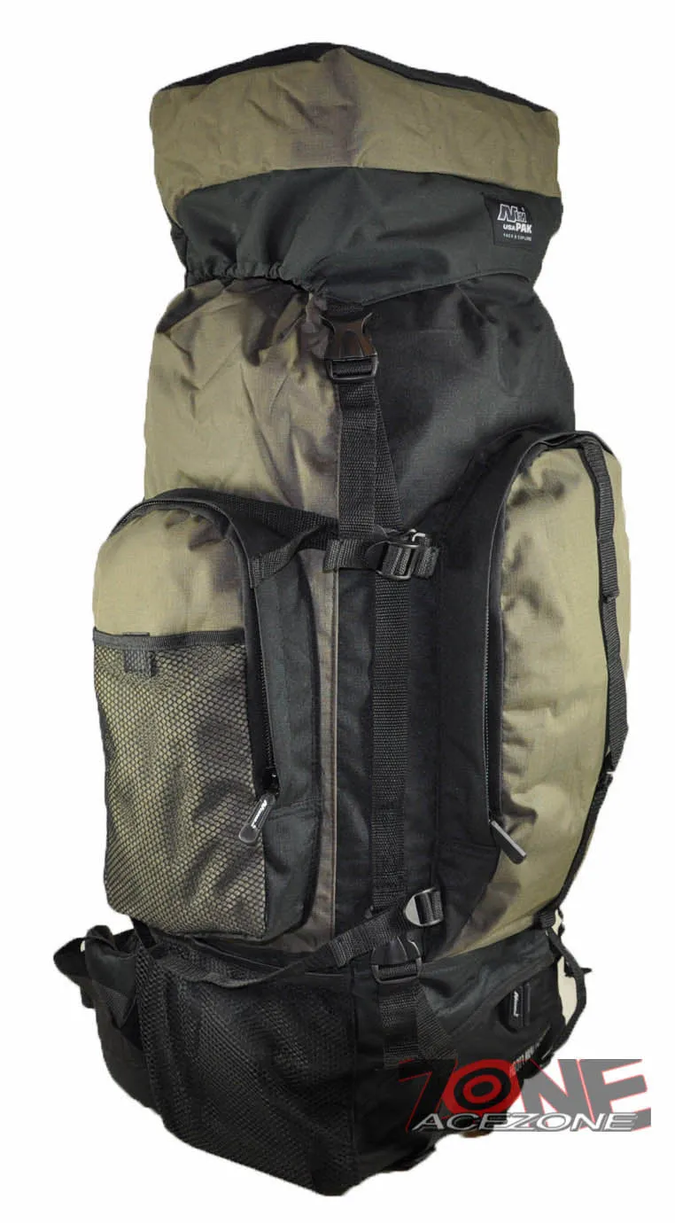 NEW Nexpak USA Backpack camping, hunting, outdoor 4700 CUIN HB001 BLACK