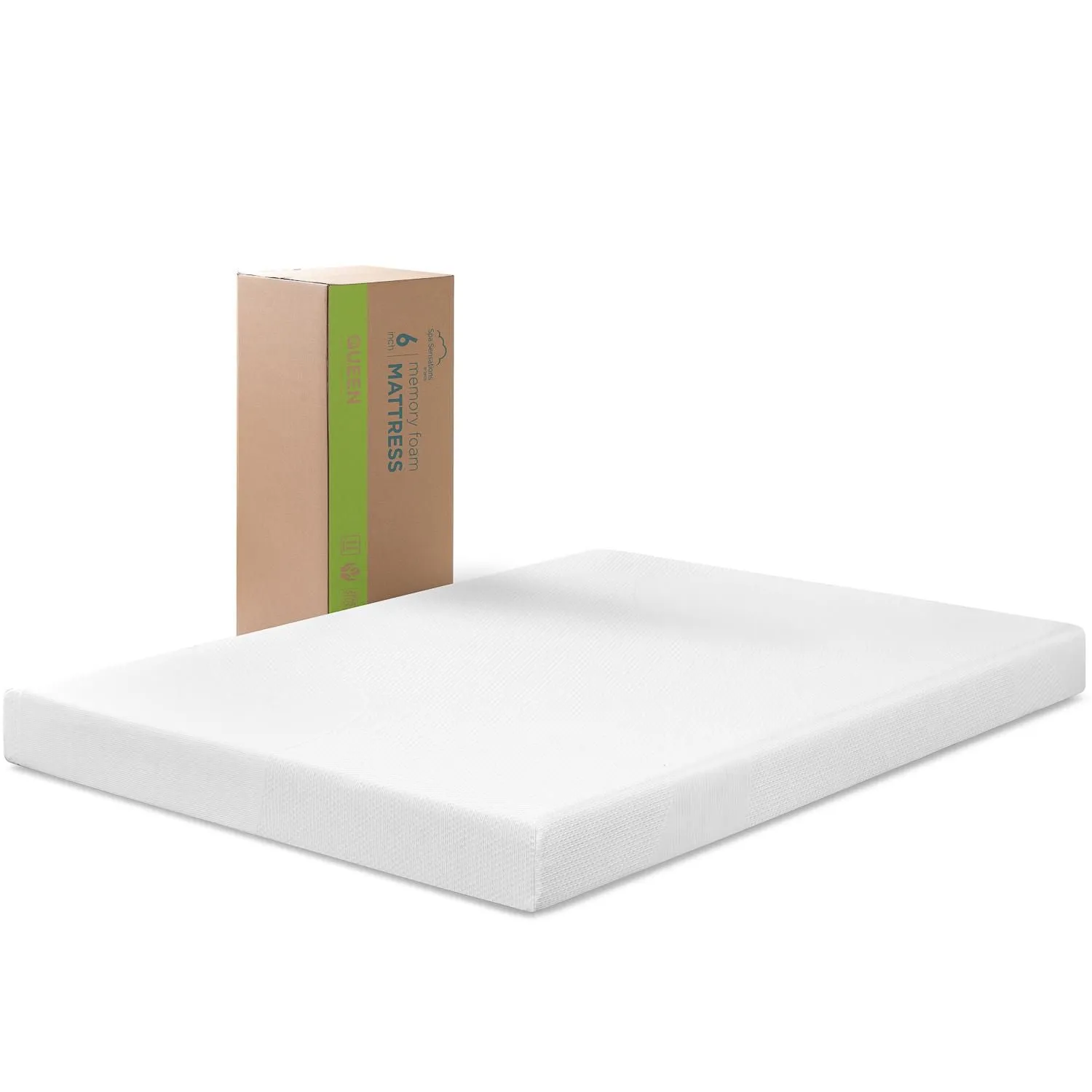 New TWIN Zinus Spa Sensations 6-inch Memory Foam Mattress in a Box with Pressure Relief Support! Retails $165 