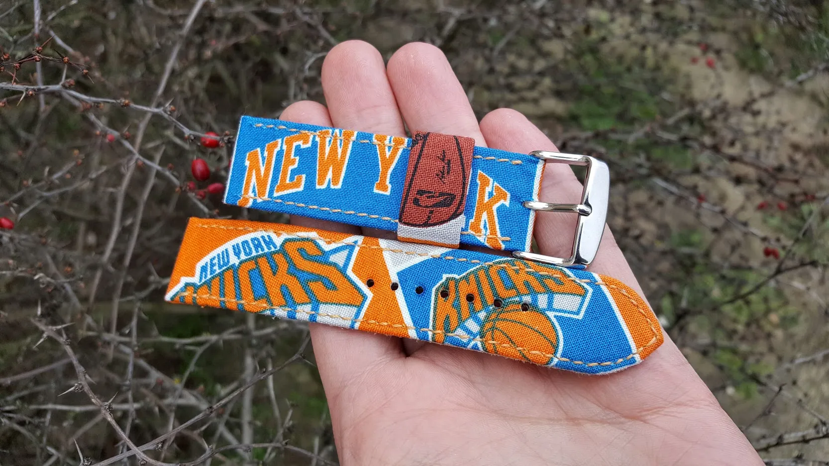 New York Knicks Watch Strap 22 mm