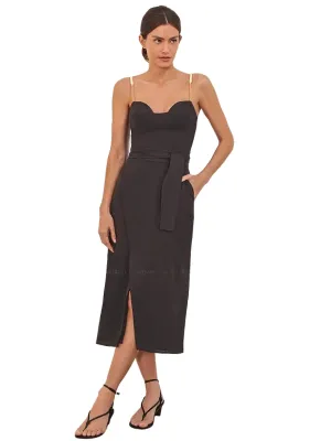 Nila Detail Midi Dress ::RET