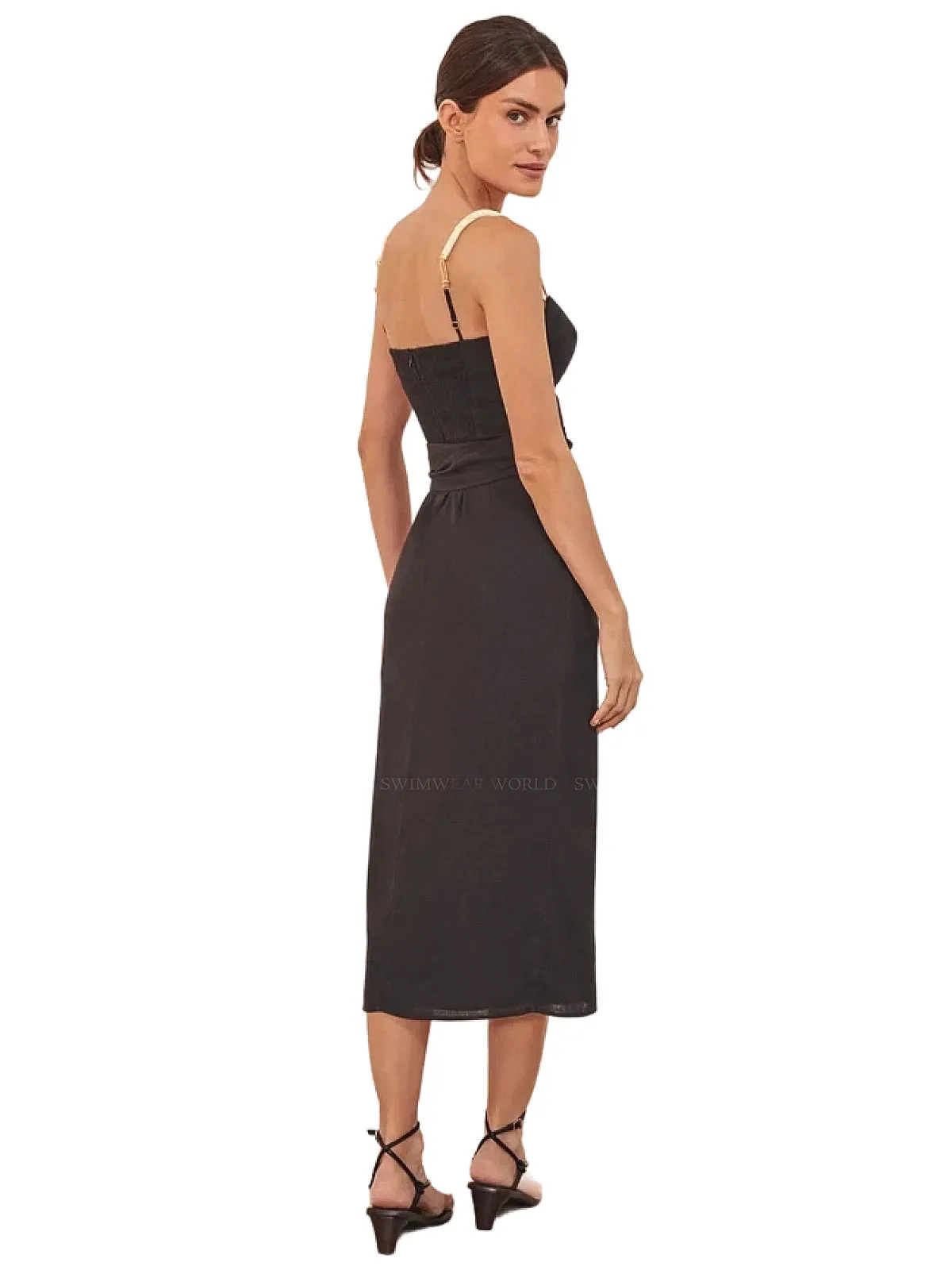 Nila Detail Midi Dress ::RET