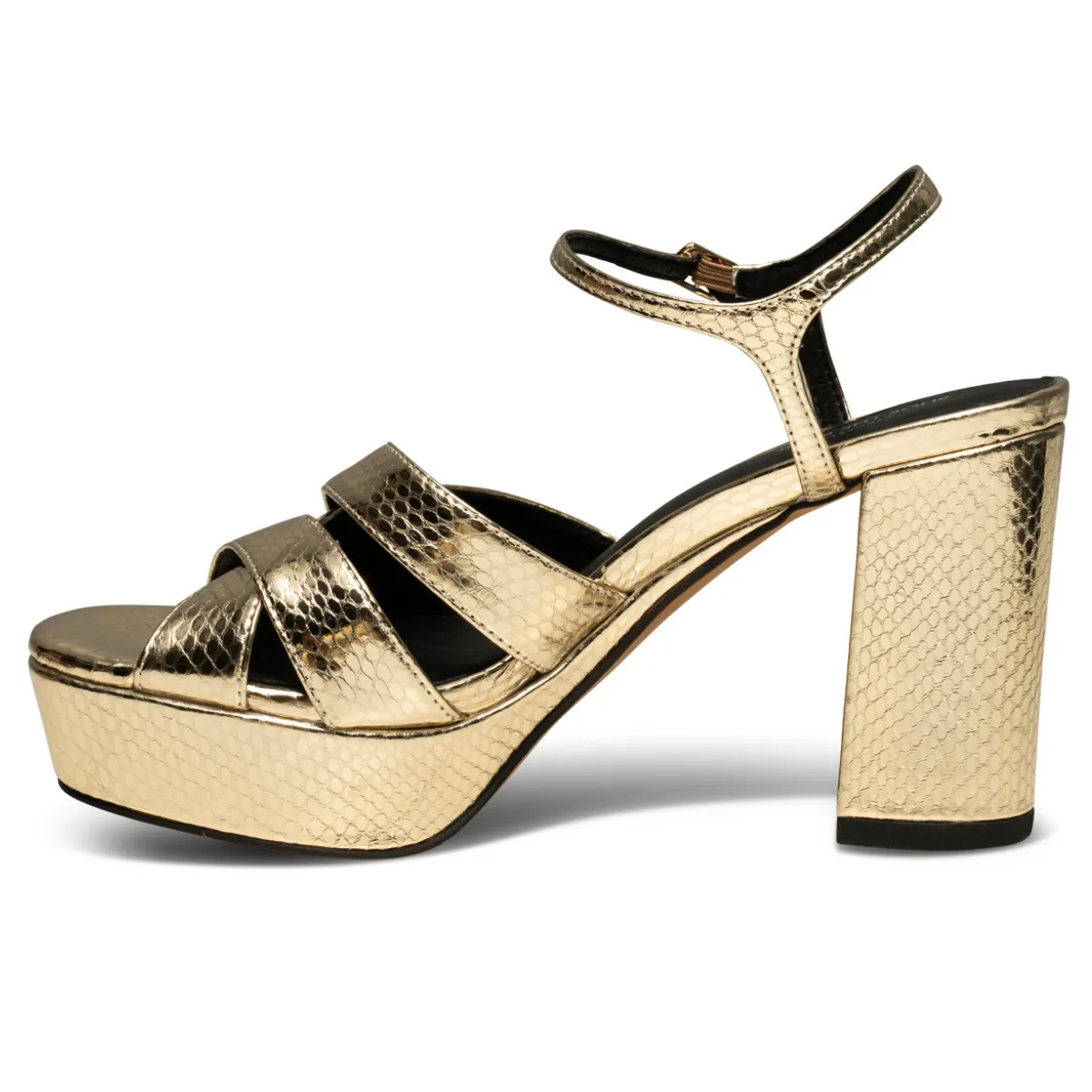 Nova Strap Leather Gold