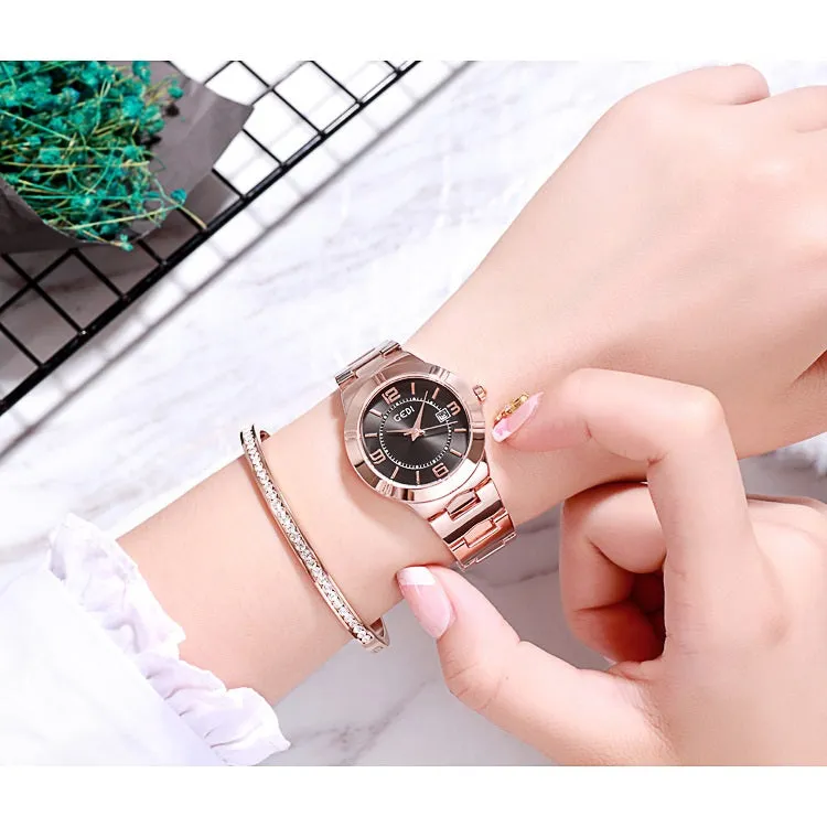 Numberal Scale With Calendar Women's Watch