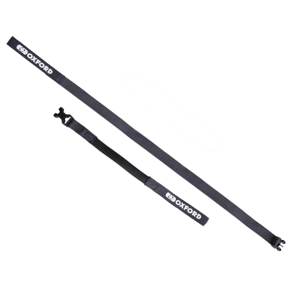 Oxford Atlas B-Clip Straps Asphalt (17mm x 2.0m) (Pair)
