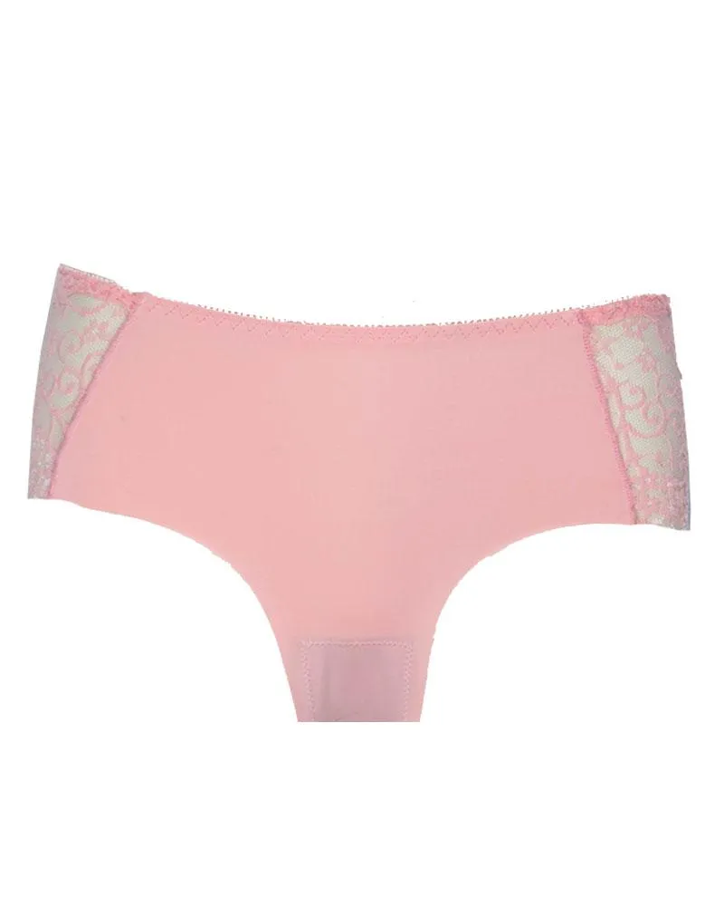 Pack of 3 - Embroidered Cotton Net Panty For Women