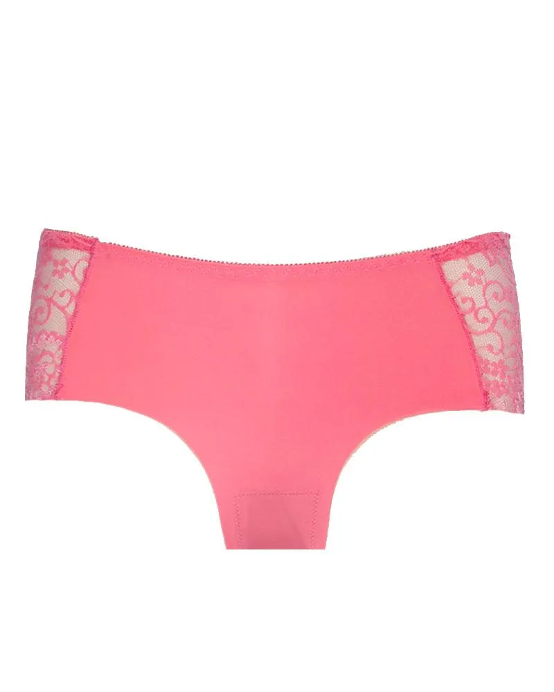 Pack of 3 - Embroidered Cotton Net Panty For Women