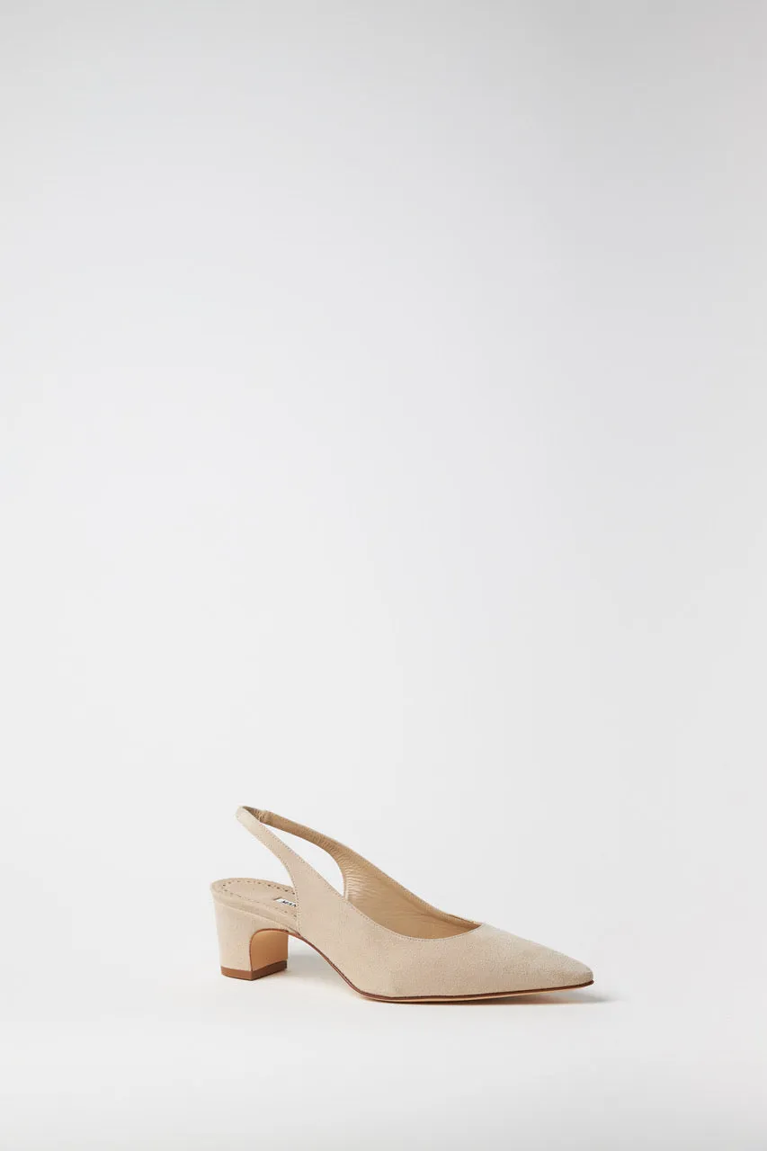 Paledabe Suede Slingback Pump