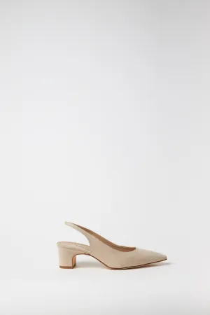 Paledabe Suede Slingback Pump
