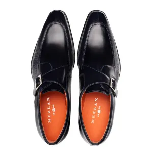 Pego Monk Strap  Blue By Mezlan Made In Spain Brand