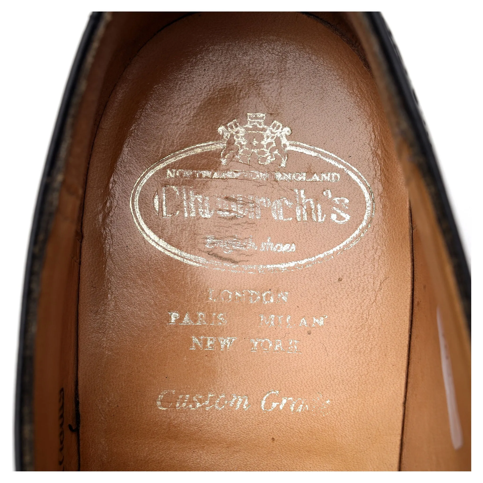 'Piccadilly' Black Leather Monk Strap UK 6.5 G